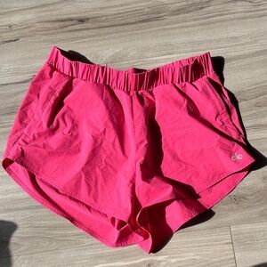 ALO Yoga Women's Hot Pink Athletic Shorts